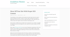 Desktop Screenshot of freshpressthemes.com