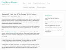 Tablet Screenshot of freshpressthemes.com